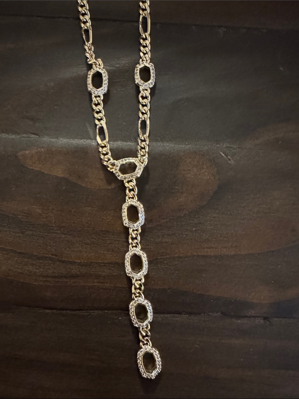 Kendra Scott Gold Link Y-Drop Necklace